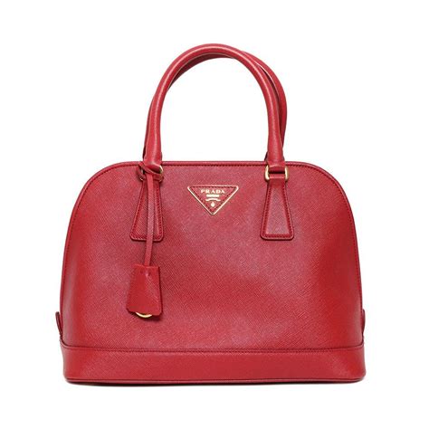 prada red logo|older red prada handbags.